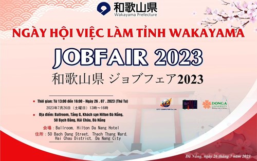 Hơn 800 vị trí việc làm tại Job Fair 2023 – Ngày hội việc làm tỉnh Wakayama Nhật Bản