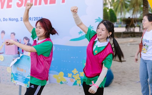 Hình ảnh tràn đầy năng lượng của tân sinh viên K23 ngành Truyền thông đa phương tiện ĐH Đông Á